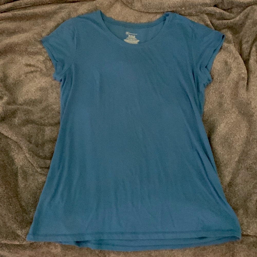 Blue Fitted T-shirt